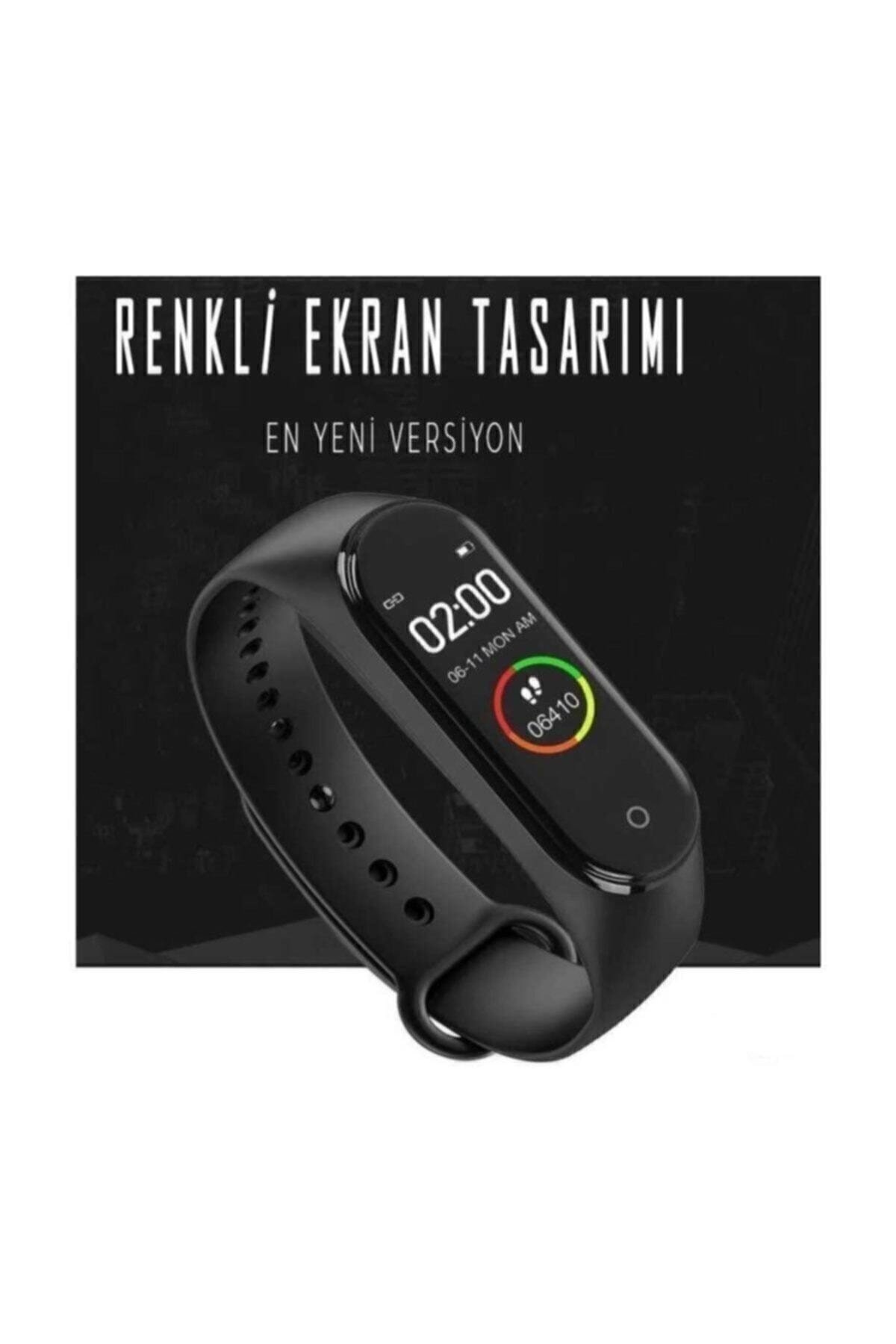Siyah M4 Akıllı Bileklik
